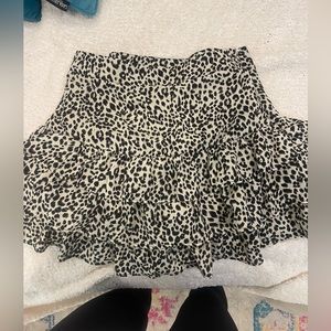 Womens ruffled skirt